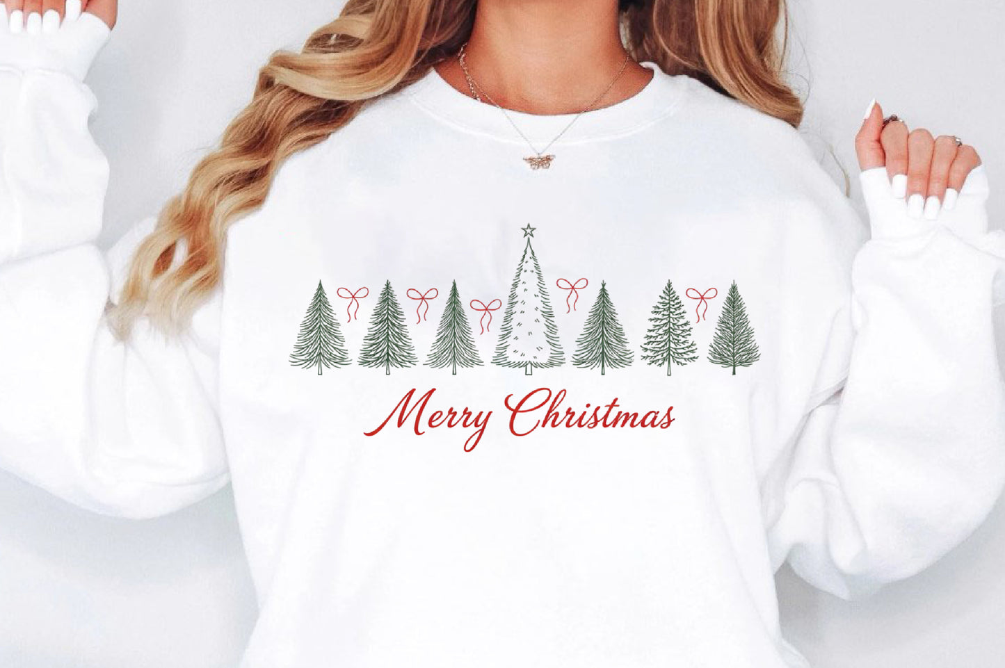 Preppy Christmas Tree PNG Merry Christmas Elegant Holiday Sublimation