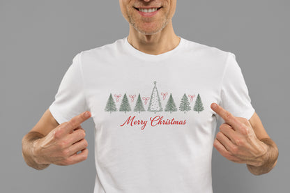 Preppy Christmas Tree PNG Merry Christmas Elegant Holiday Sublimation