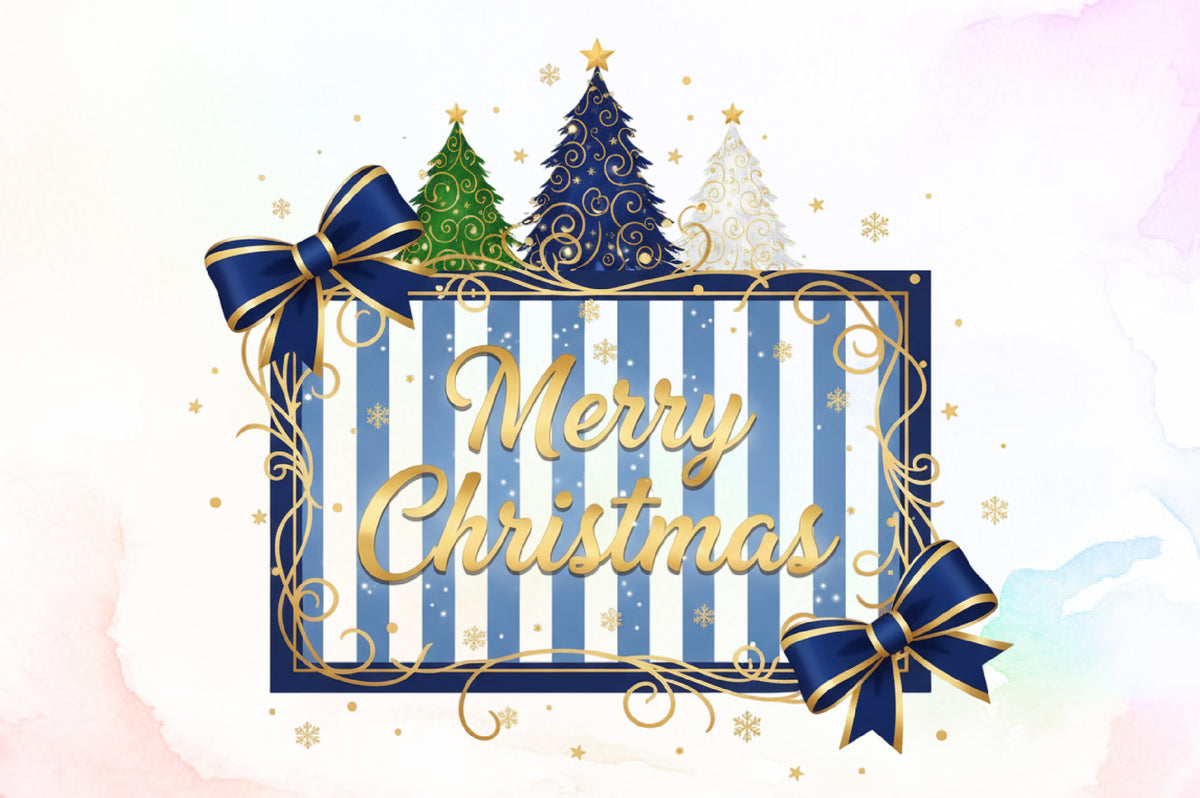 Preppy Merry Christmas Tree PNG