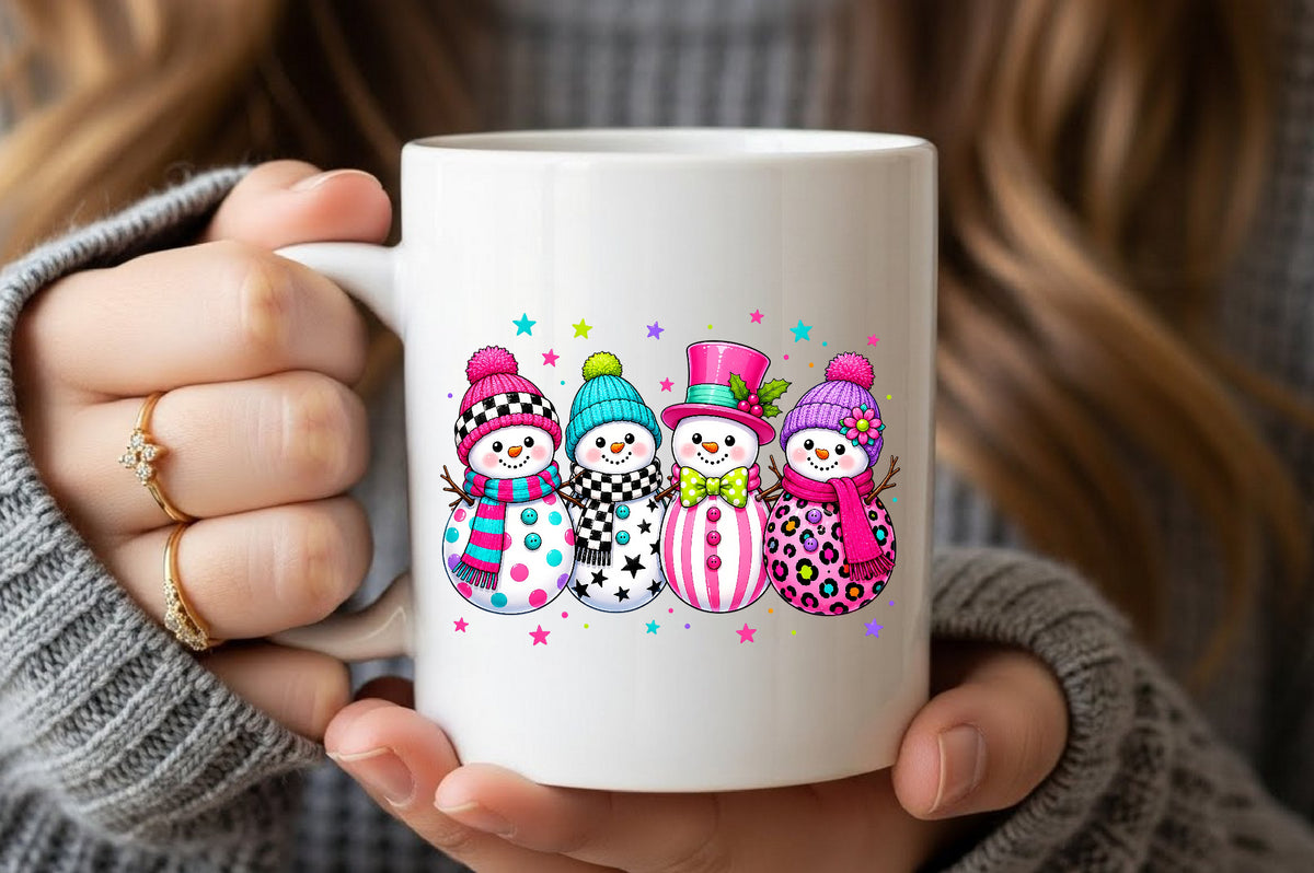 Preppy Snowman Christmas PNG