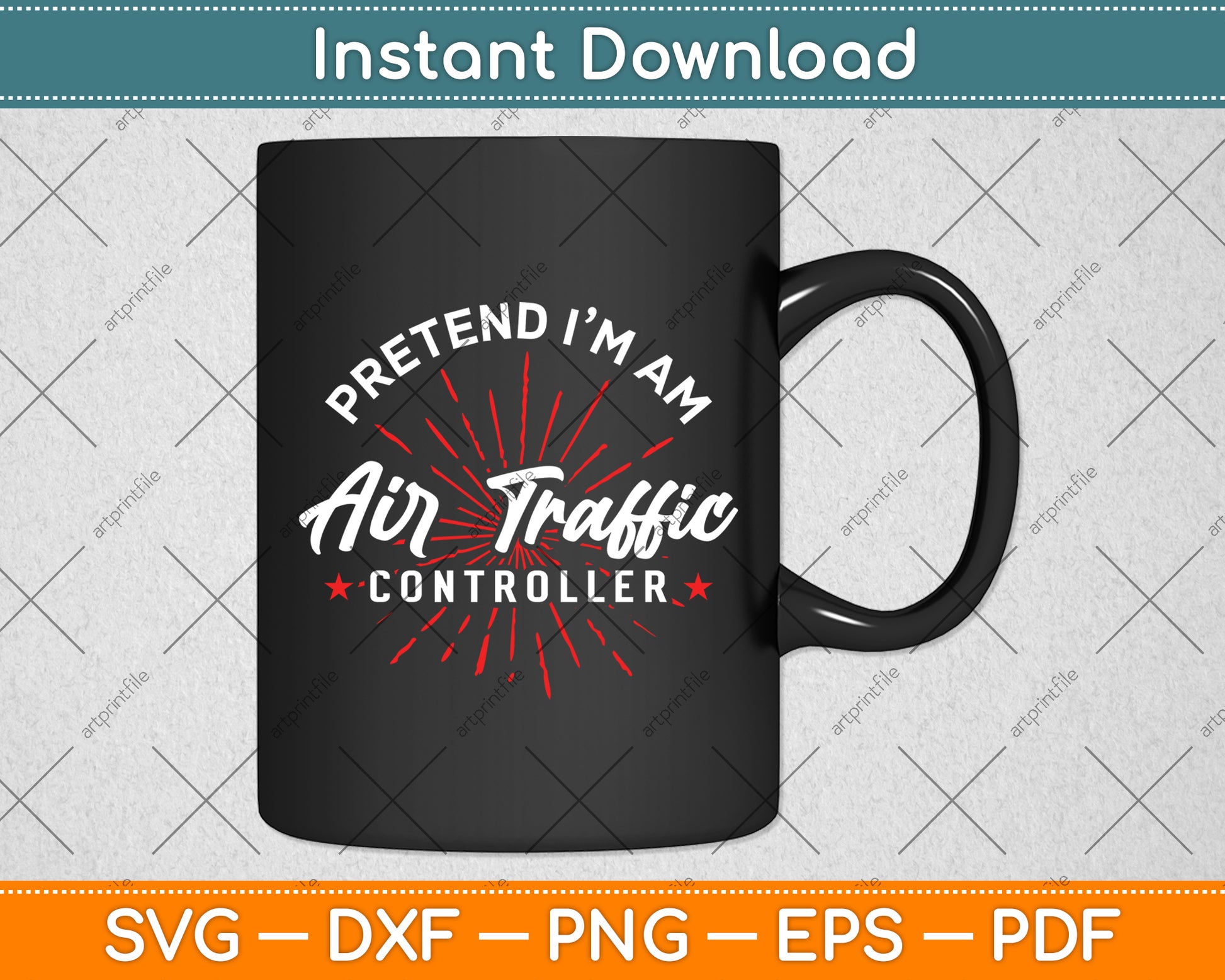 Pretend I'm An Air Traffic Controller Svg Digital Cutting File