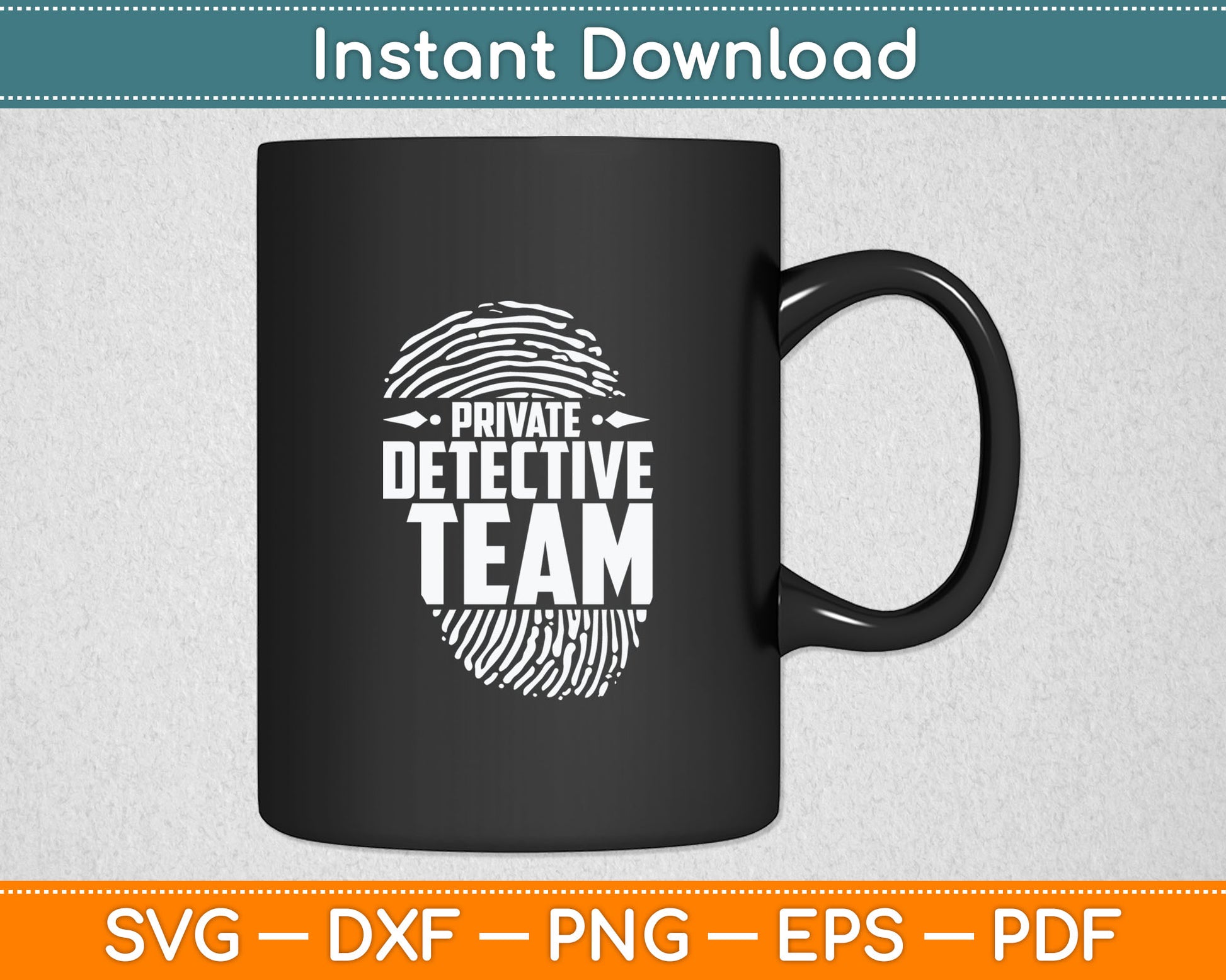 Private Detective Team Spy Investigator Observation Svg Digital Cutting File