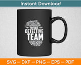 Private Detective Team Spy Investigator Observation Svg Digital Cutting File