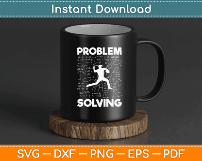 Problem Solving Climber Gift-Rock Climbing Bouldering Pur SVG Digital Cutting File