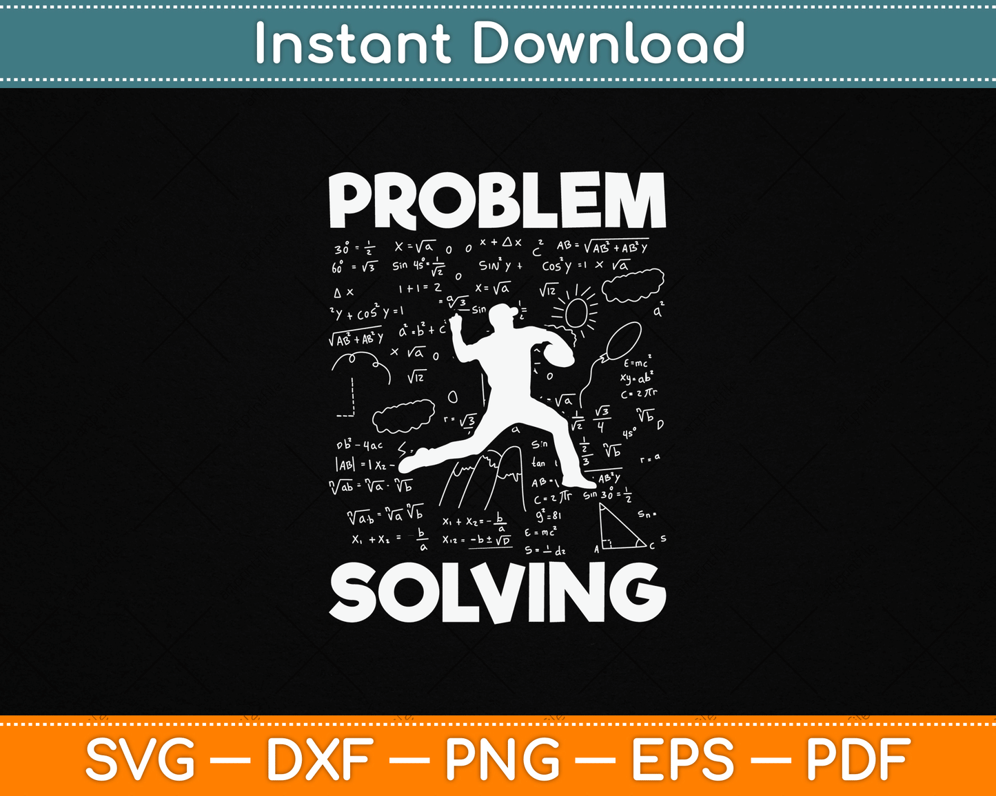 Problem Solving Climber Gift-Rock Climbing Bouldering Pur SVG Digital Cutting File