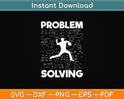 Problem Solving Climber Gift-Rock Climbing Bouldering Pur SVG Digital Cutting File