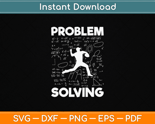 Problem Solving Climber Gift-Rock Climbing Bouldering Pur SVG Digital Cutting File