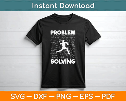 Problem Solving Climber Gift-Rock Climbing Bouldering Pur SVG Digital Cutting File