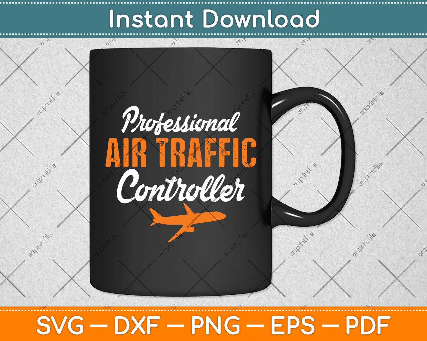 Professional Air Traffic Controller Svg Digital Cutting File