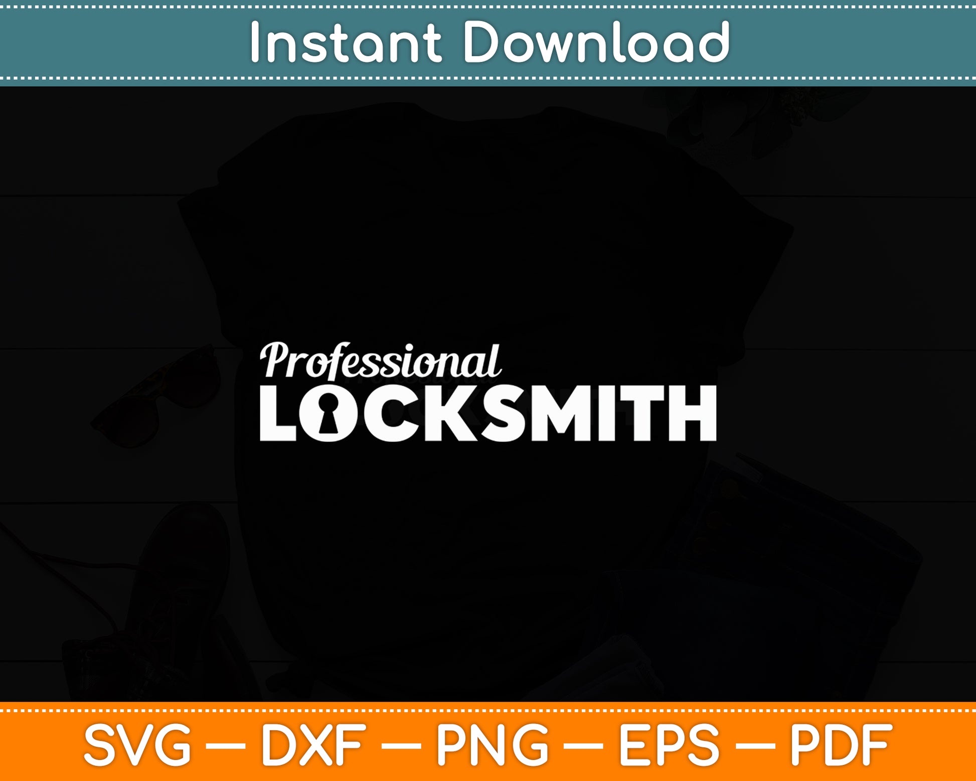 Professional Locksmith Funny Svg Digital Cutting File