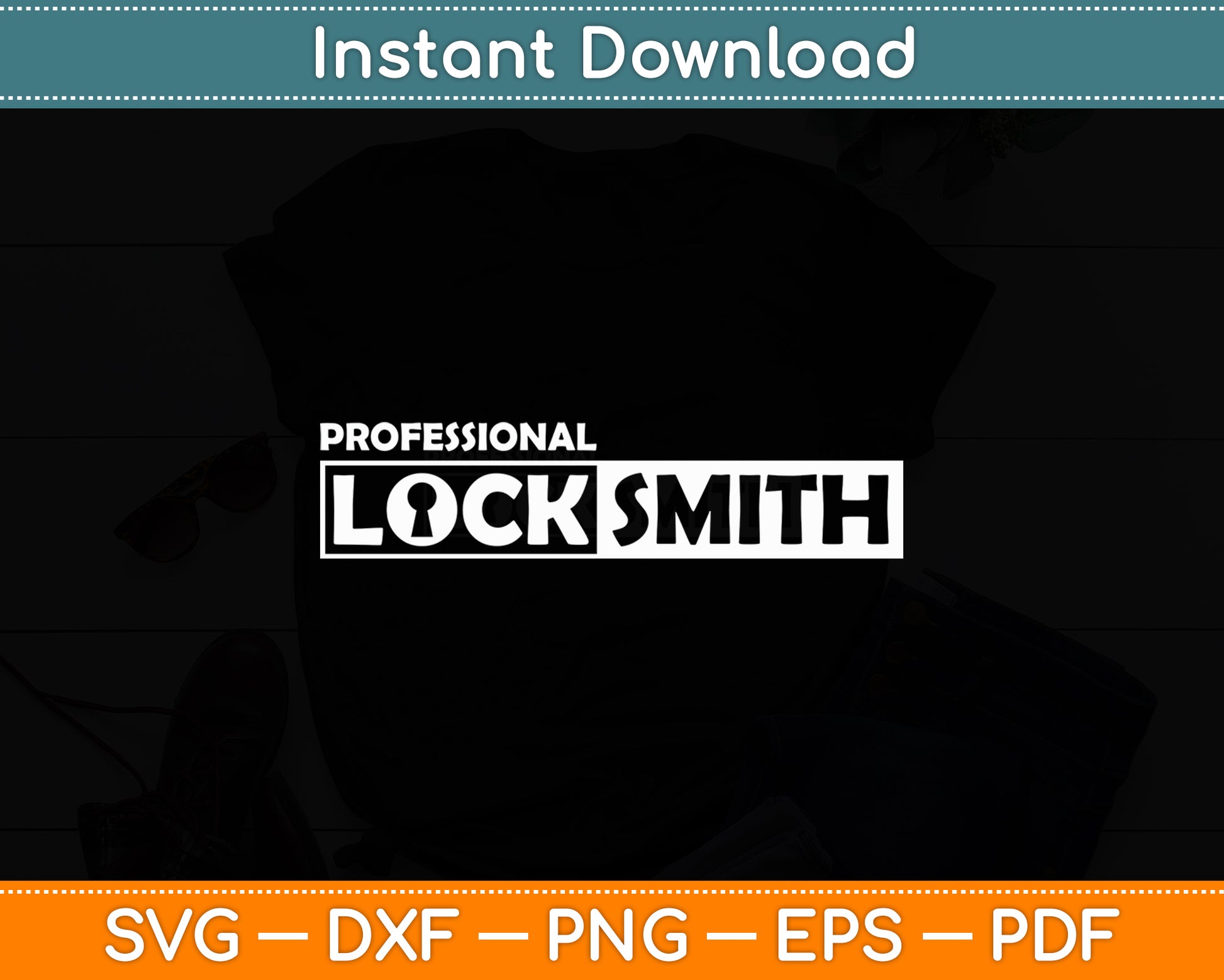 Professional Locksmith I Locksmithing I Key I Locksmith Svg Digital Cutting File