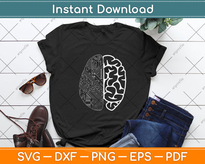 Programmer Coder - Developer Programming Brain Programmer Svg Digital Cutting File