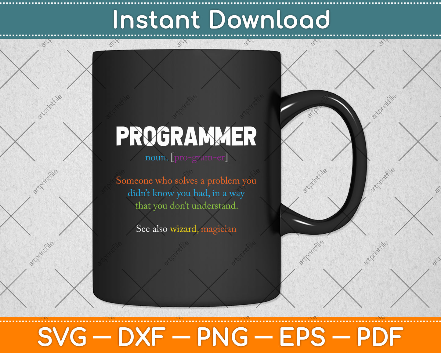 Programming Computer Definition Geek Programmer Funny Svg Digital Cutting File