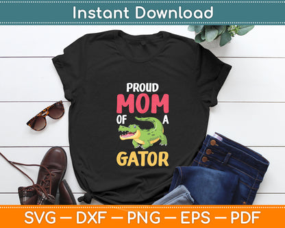 Proud Gator Mom Crocodile Costume Alligator Svg Digital Cutting File