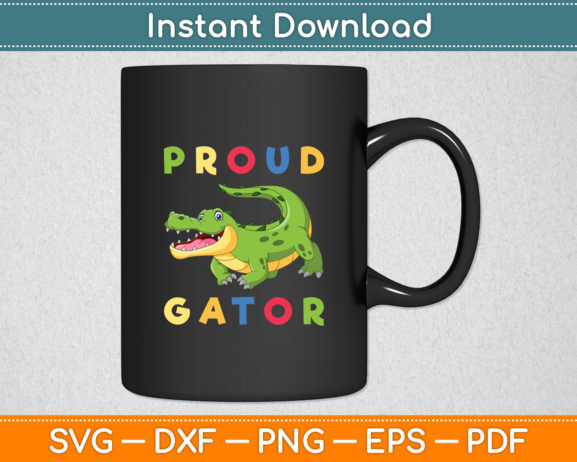 Proud Gator Svg Digital Cutting File