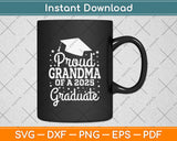 Proud Grandma Of A Class of 2024 Graduate Senior Graduation Svg Digital Cutting File