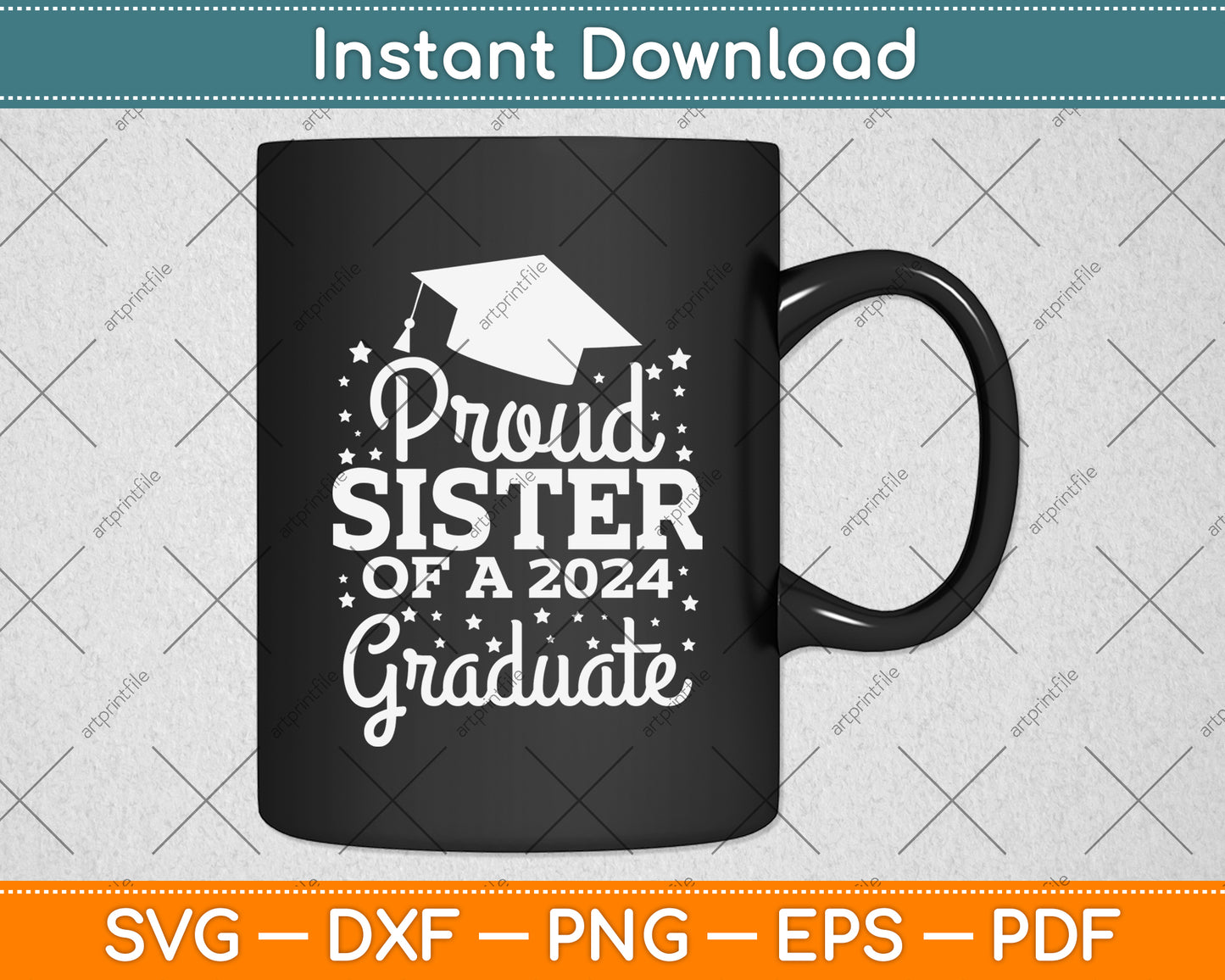 Proud Sister Of A 2025 Graduate Svg Digital Cutting File