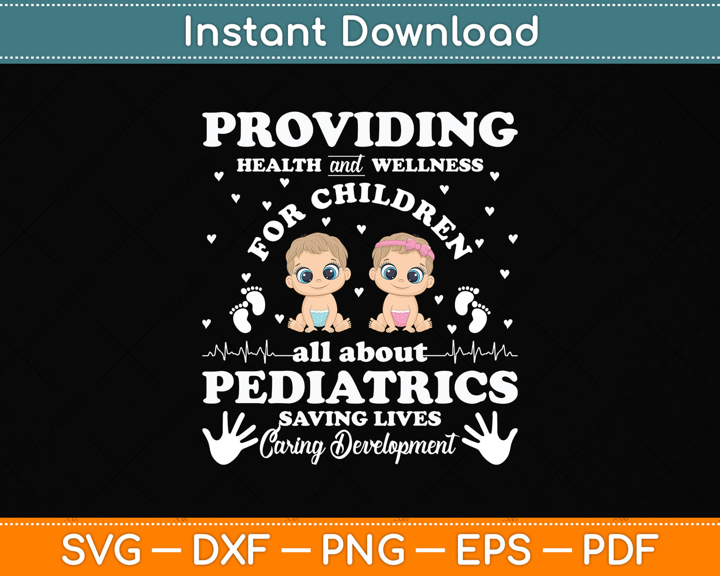 Providing Health Wellness Children Pediatrics Doctor Funny Svg Design Cutting File