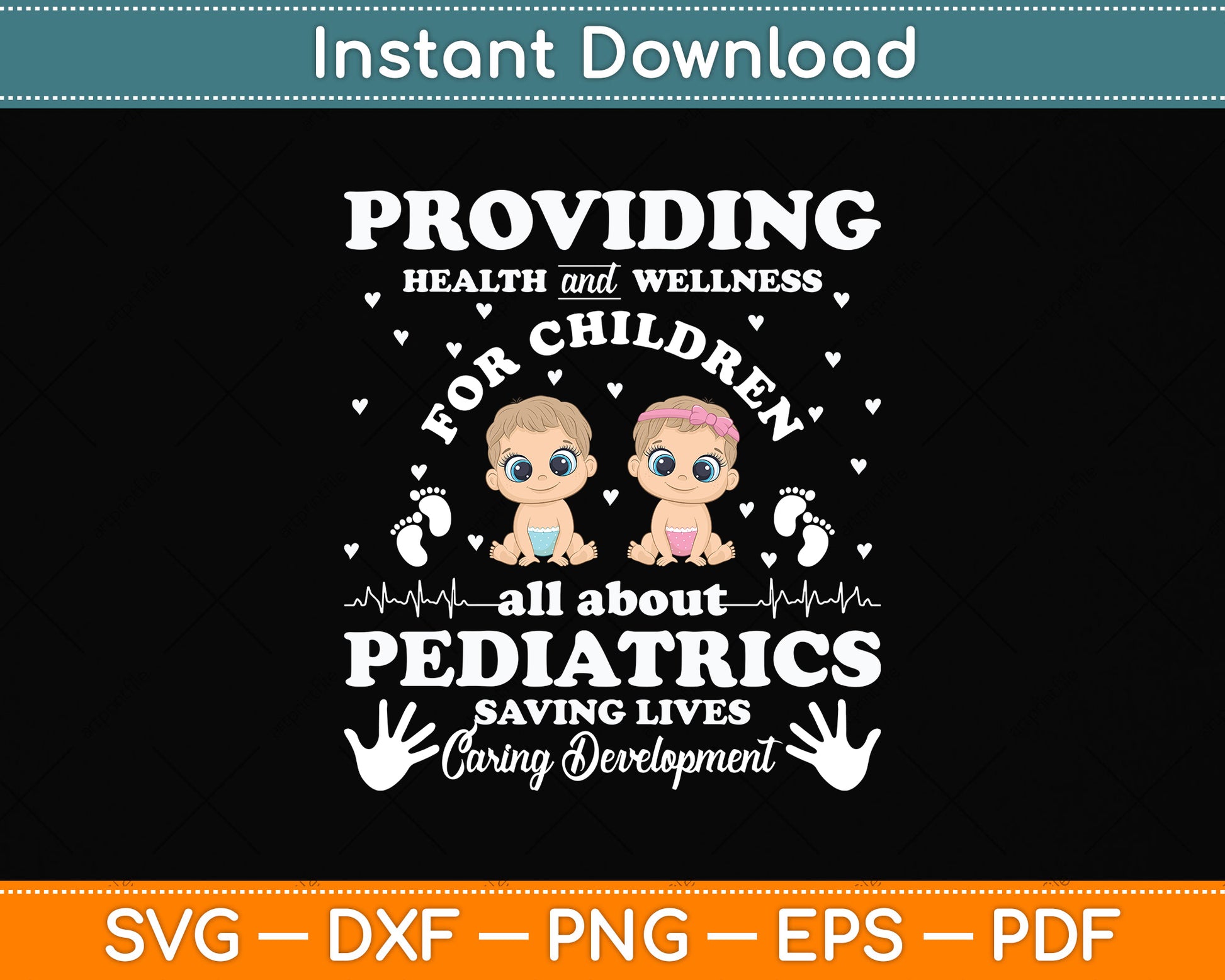 Providing Health Wellness Children Pediatrics Doctor Funny Svg Design Cutting File