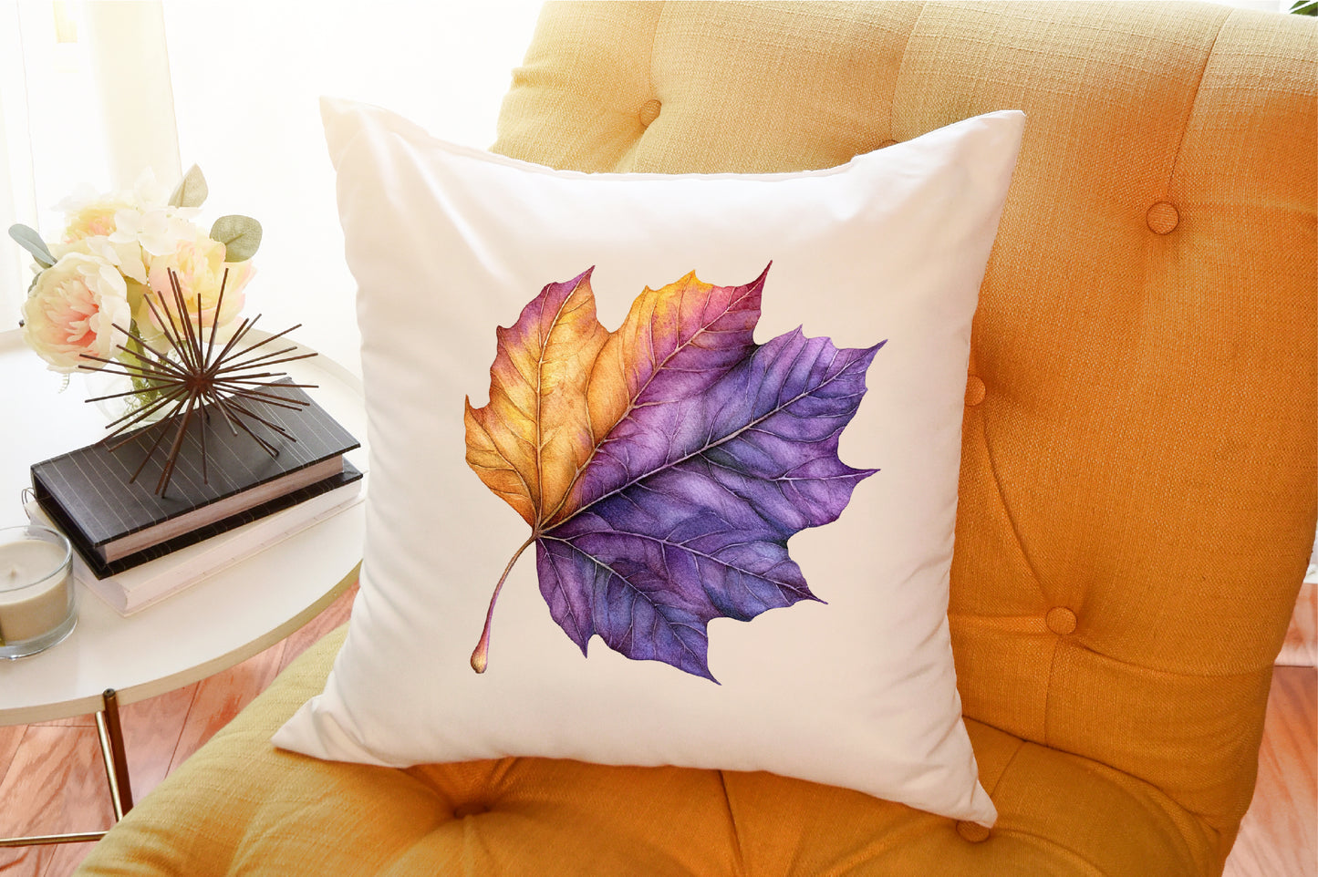 Autumn Leaves PNG Bundle Fall Watercolor Clipart