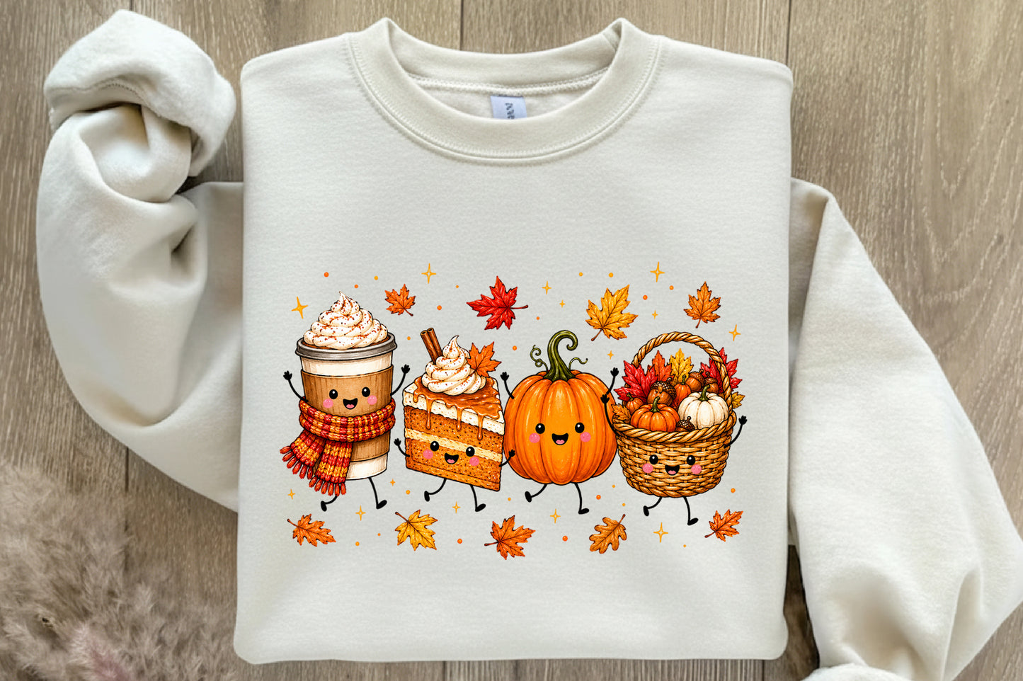 Cute Fall Pumpkin PNG Pumpkin Spice Coffee Cake Autumn Harvest Clipart