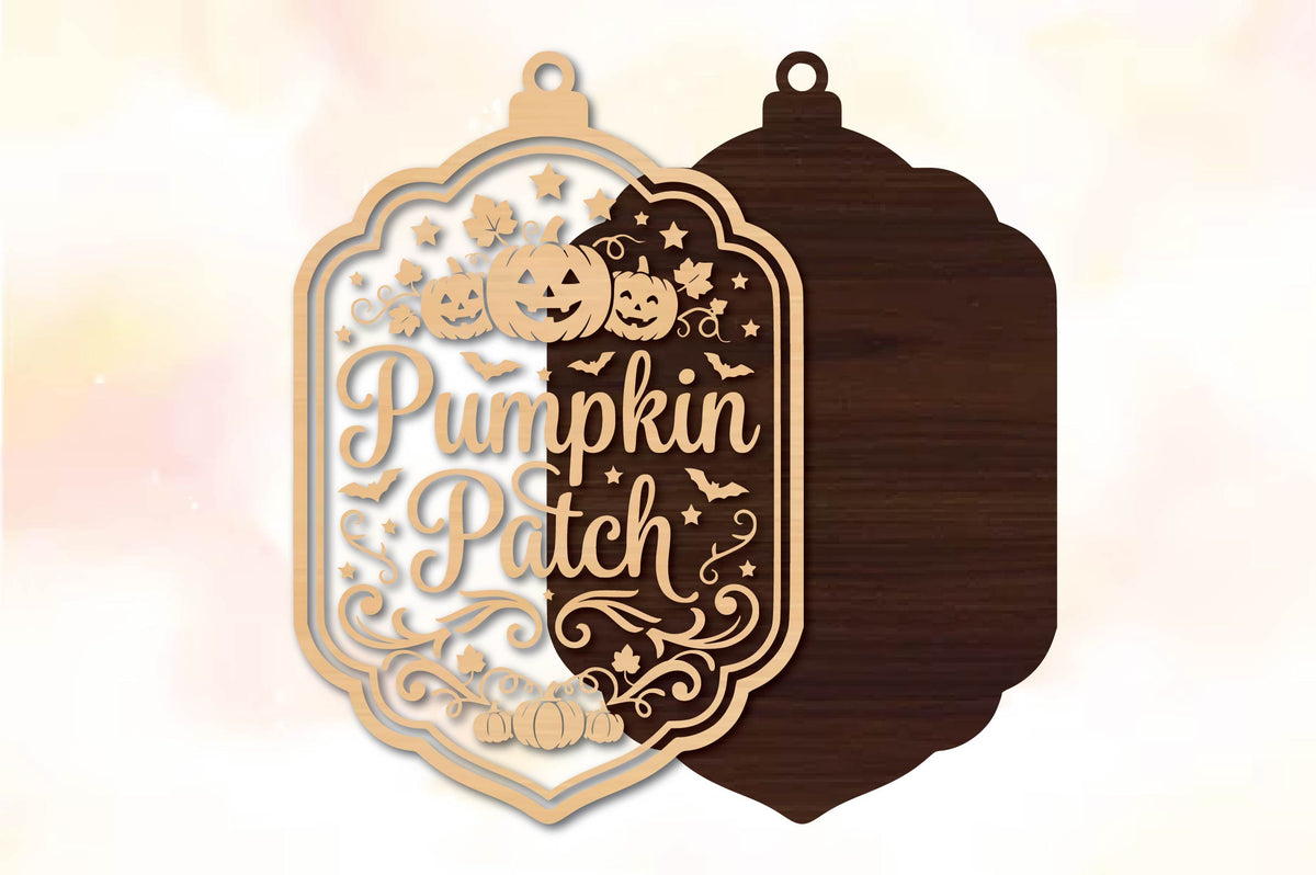 Pumpkin Patch Halloween Laser Cut SVG