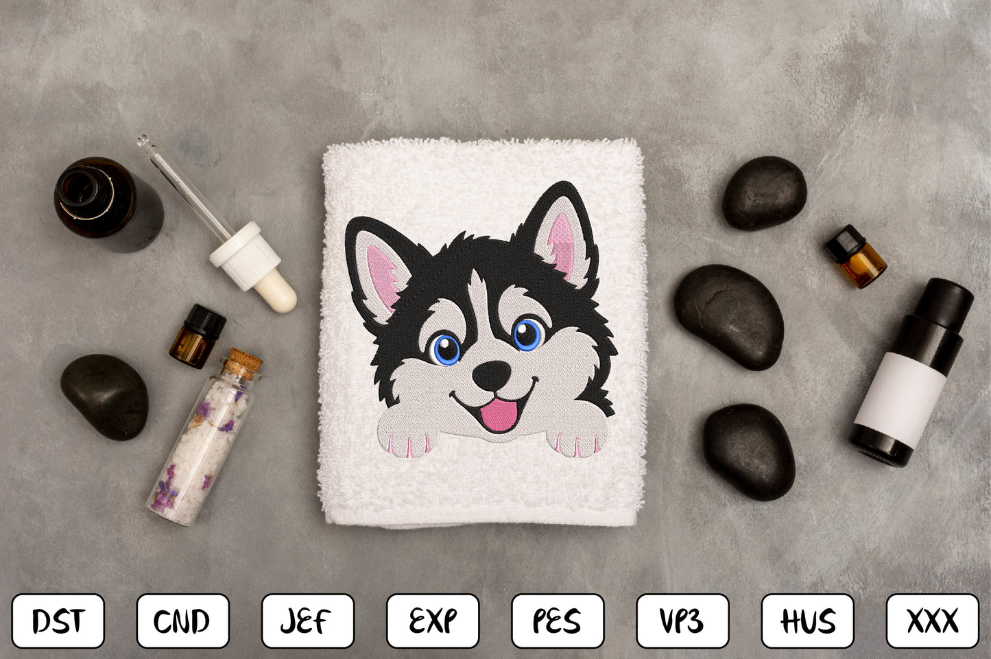 Cute Dog Patch Embroidery Design, Adorable Sitting Puppy Machine Embroidery Pattern, Kawaii Dog Patch Design