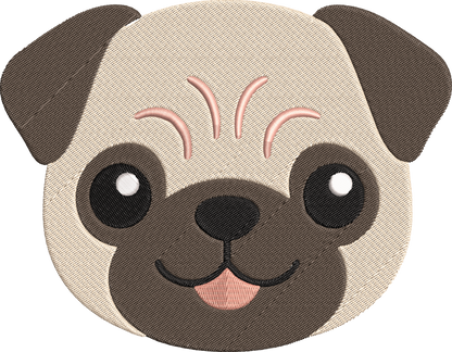 Dog Breed Machine Embroidery Design – Cute Dog Breed Embroidery Pattern, Pet Dog Machine Embroidery Design