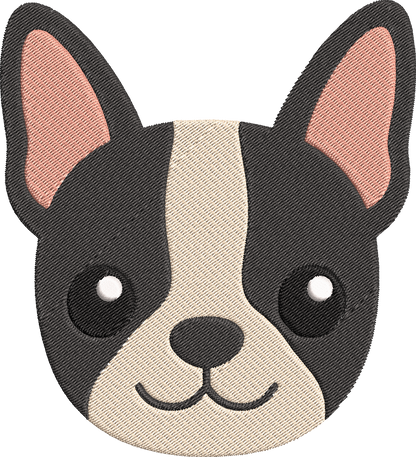 Dog Breed Machine Embroidery Design – Cute Dog Breed Embroidery Pattern, Pet Dog Machine Embroidery Design