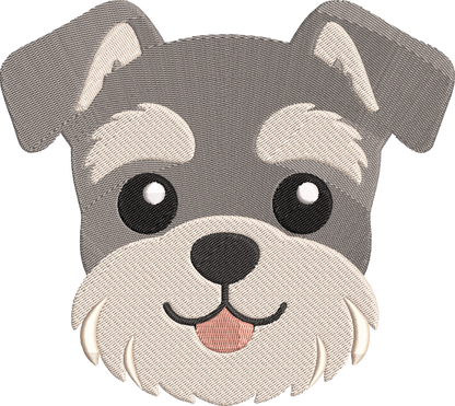 Dog Breed Machine Embroidery Design – Cute Dog Breed Embroidery Pattern, Pet Dog Machine Embroidery Design