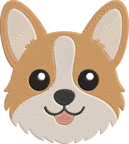 Dog Breed Machine Embroidery Design – Cute Dog Breed Embroidery Pattern, Pet Dog Machine Embroidery Design