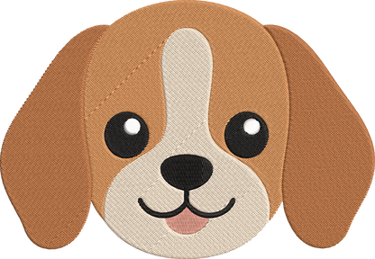 Dog Breed Machine Embroidery Design – Cute Dog Breed Embroidery Pattern, Pet Dog Machine Embroidery Design