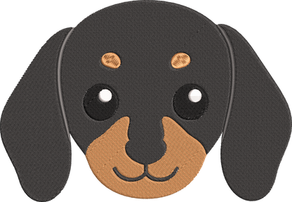 Dog Breed Machine Embroidery Design – Cute Dog Breed Embroidery Pattern, Pet Dog Machine Embroidery Design