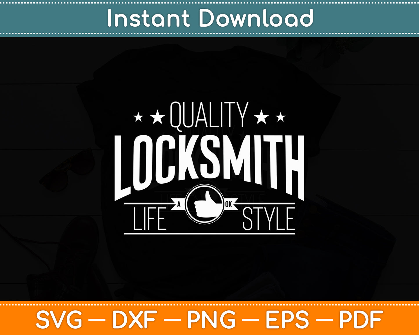Quality Locksmith Life Style Svg Digital Cutting File