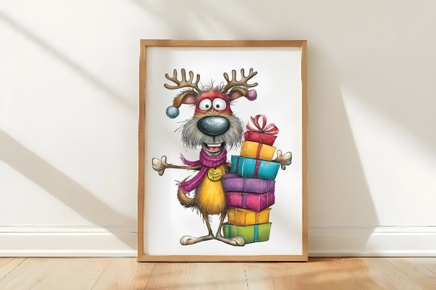Quirky Christmas Animals Clipart PNG
