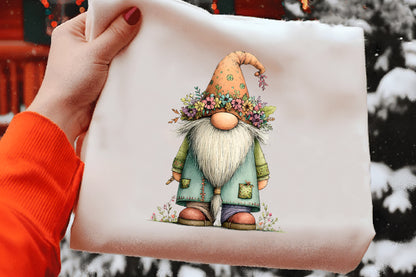 Quirky Christmas Gnome Clipart PNG