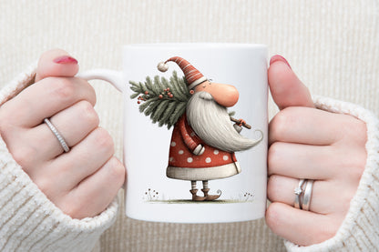 Quirky Christmas Santa Clipart PNG Bundle