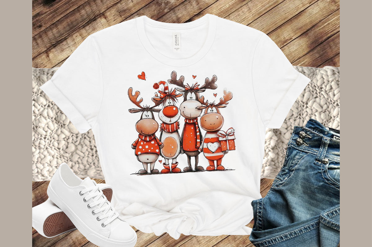 Funny Christmas Reindeer PNG