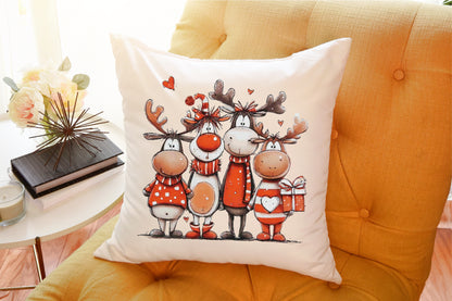 Funny Christmas Reindeer PNG