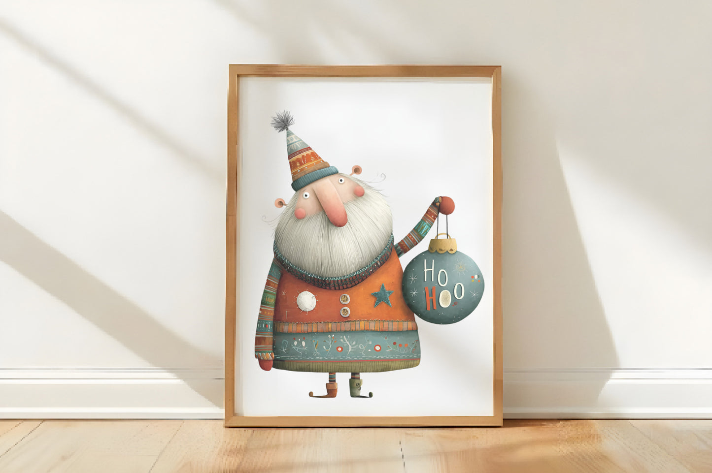 Quirky Funny Santa Claus Clipart PNG