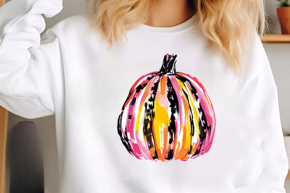 Quirky Halloween Pumpkin Clipart PNG | Cute Spooky Pumpkin Bundle