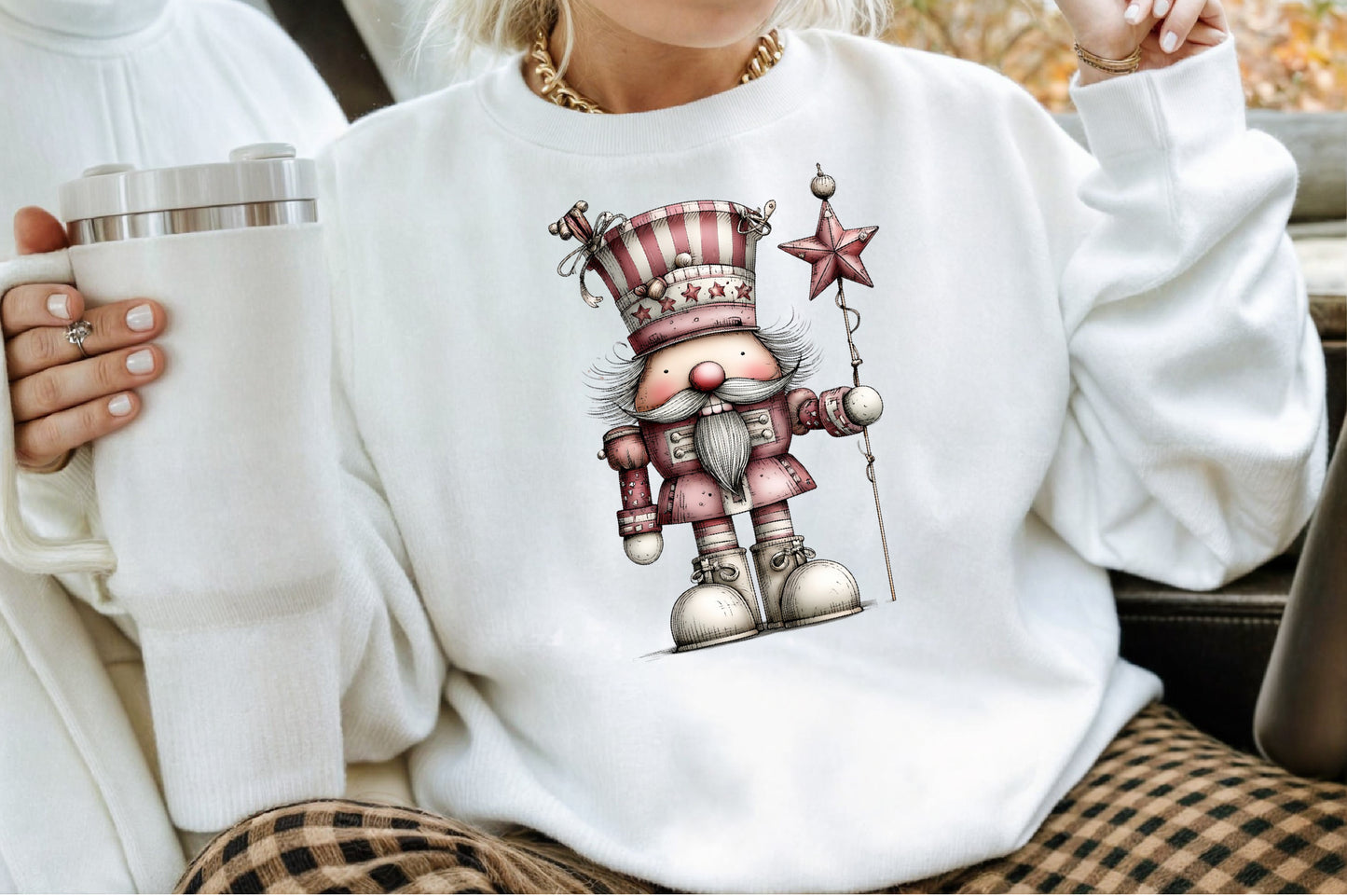 Quirky Nutcracker Christmas Clipart PNG