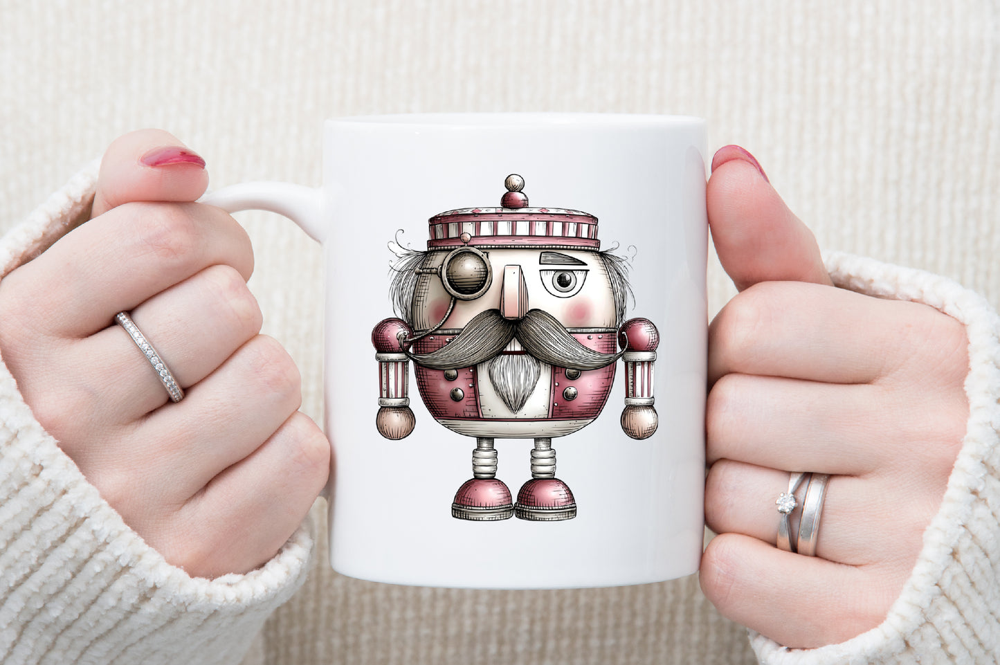 Quirky Nutcracker Christmas Clipart PNG