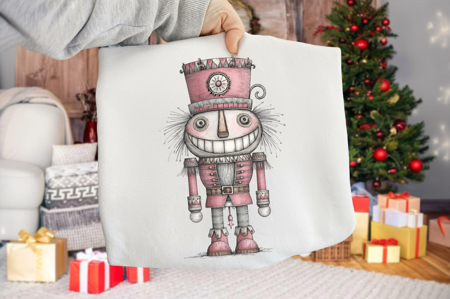 Quirky Nutcracker Christmas Clipart Bundle PNG | Cute Watercolor Nutcracker Soldiers | Festive Holiday PNG