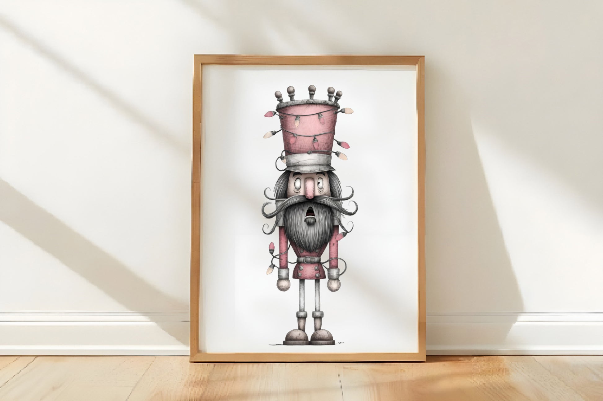 Quirky Nutcracker Christmas Clipart PNG