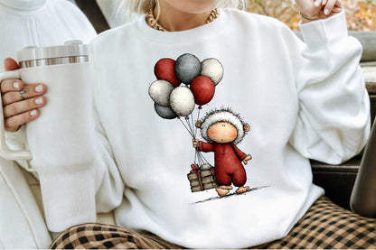 Quirky Santa Claus Christmas Clipart PNG
