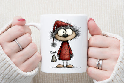 Quirky Santa Claus Christmas Clipart PNG