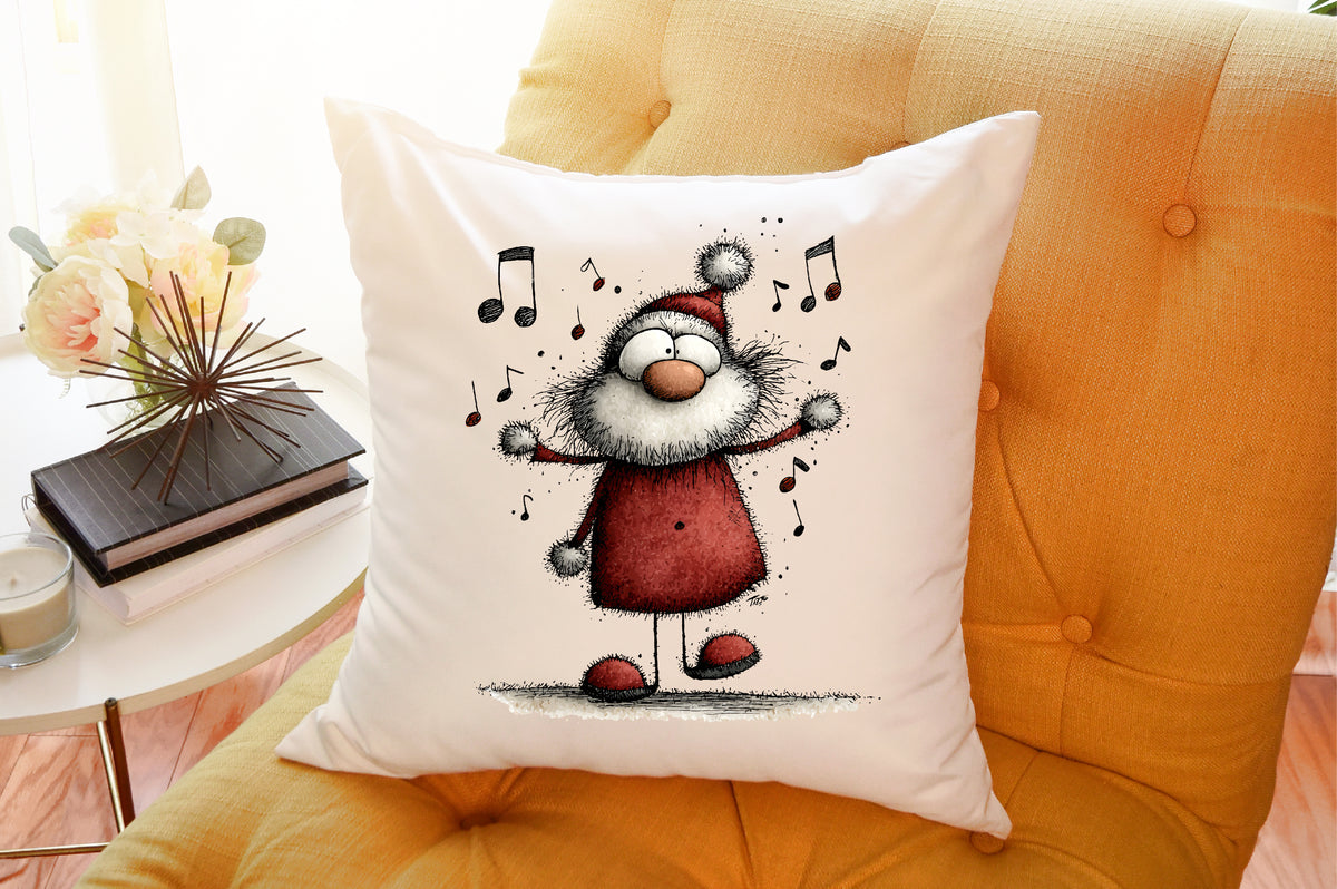 Quirky Santa Claus Christmas Clipart PNG