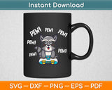 Raccoon Funny Svg Digital Cutting File