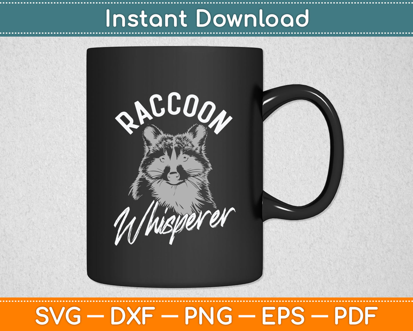 Raccoon Street Cat Funny Svg Digital Cutting File